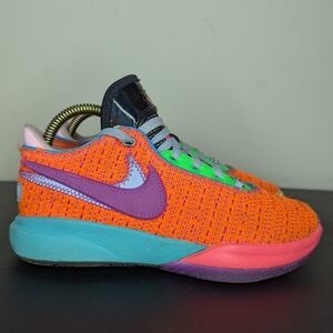 Nike Orange Sneakers with Bold Design